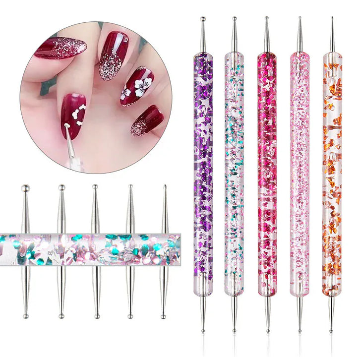 KissIcon Nail Art Brush Set - Versatile Design