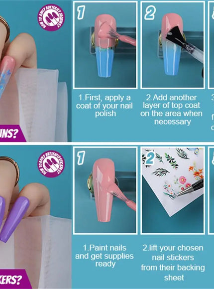 KissICON KissIcon Nail Art DIY Kit - Glitter Stickers
