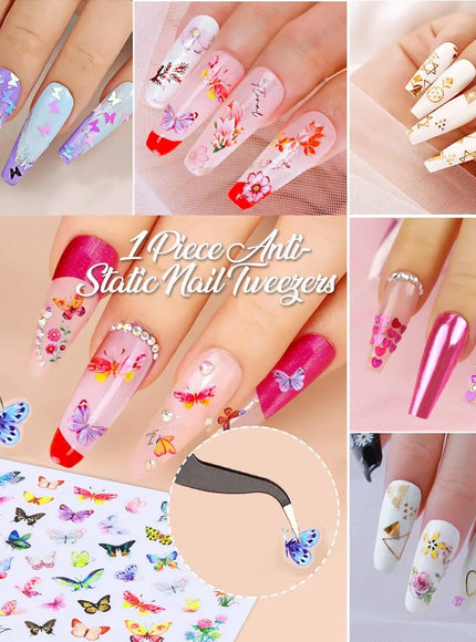 KissICON KissIcon Nail Art DIY Kit - Glitter Stickers