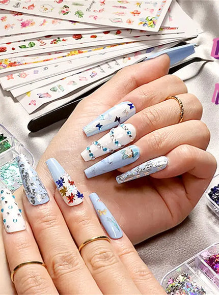KissICON KissIcon Nail Art DIY Kit - Glitter Stickers