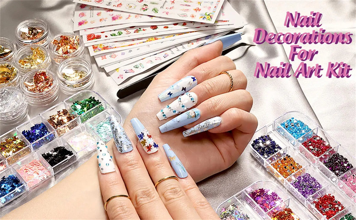 KissICON KissIcon Nail Art DIY Kit - Glitter Stickers