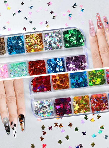 KissICON KissIcon Nail Art DIY Kit - Glitter Stickers