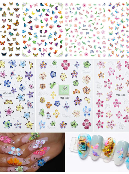 KissICON KissIcon Nail Art DIY Kit - Glitter Stickers