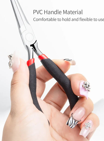 KissICON KissIcon Nail Art Shaping Clip Tweezers - Stainless