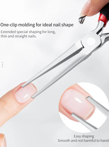 KissICON KissIcon Nail Art Shaping Clip Tweezers - Stainless