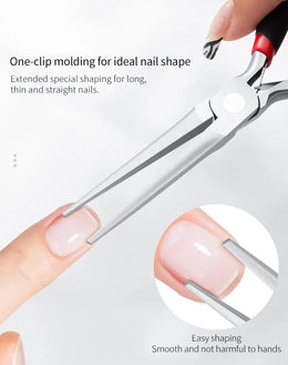 KissICON KissIcon Nail Art Shaping Clip Tweezers - Stainless
