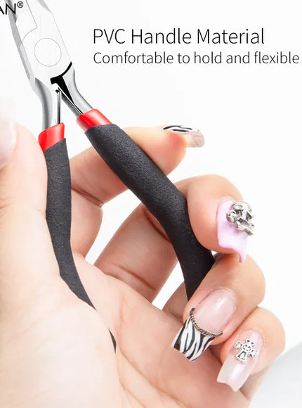 KissICON KissIcon Nail Art Shaping Clip Tweezers - Stainless