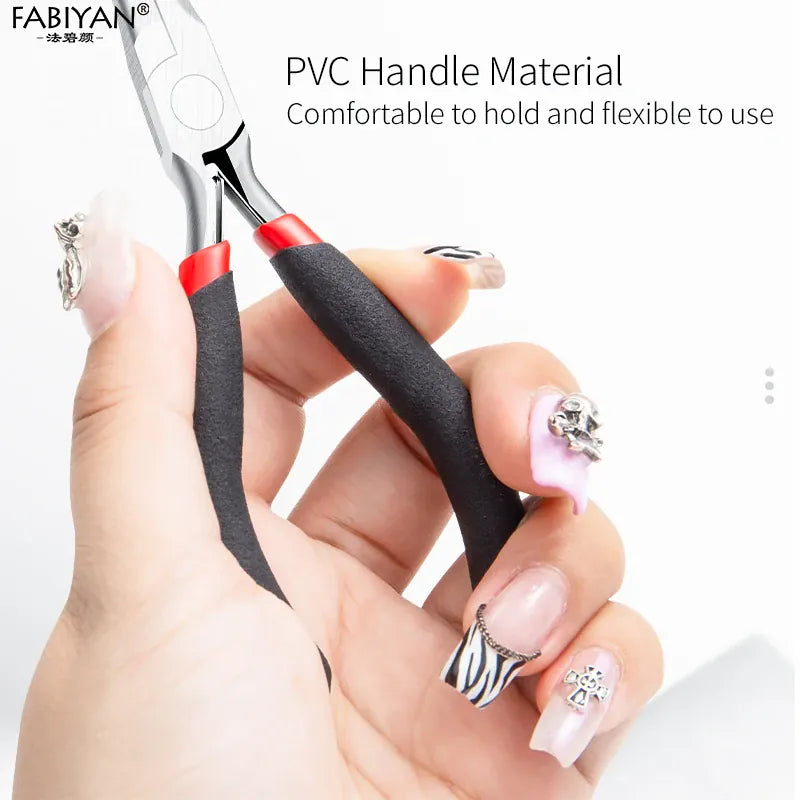 KissICON KissIcon Nail Art Shaping Clip Tweezers - Stainless