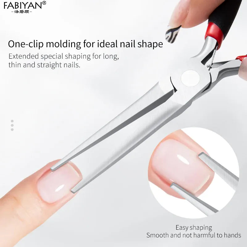 KissICON KissIcon Nail Art Shaping Clip Tweezers - Stainless