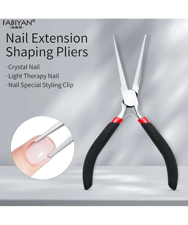 KissICON KissIcon Nail Art Shaping Clip Tweezers - Stainless