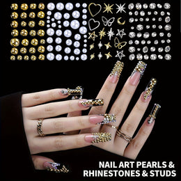KissICON KissIcon Nail Charms Kit 24 Grid Gems -