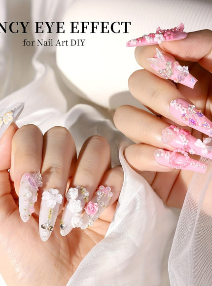 KissICON KissIcon Nail Charms Kit 24 Grid Gems -