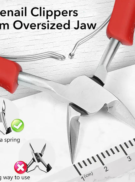 KissICON KissIcon Nail Clippers For Ingrown Toenails - Stainless