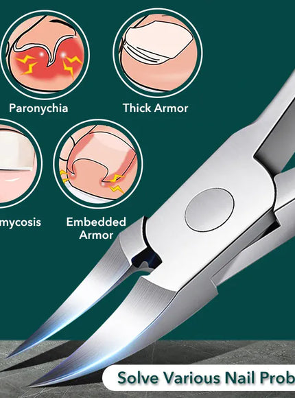 KissICON KissIcon Nail Clippers For Ingrown Toenails - Stainless