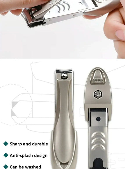 KissICON KissIcon Nail Clippers Stainless Steel Cutter - Anti