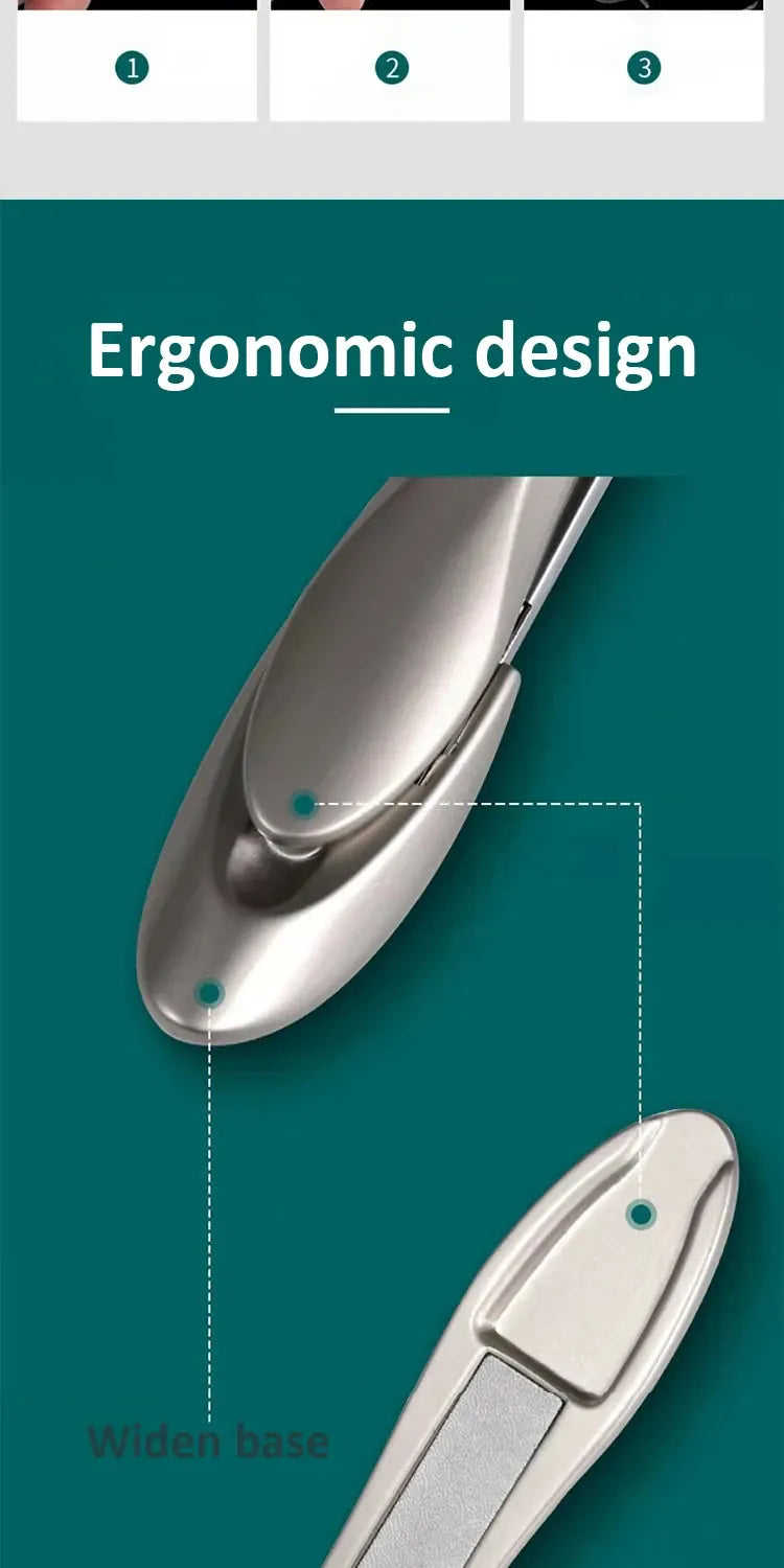 KissICON KissIcon Nail Clippers Stainless Steel Cutter - Anti