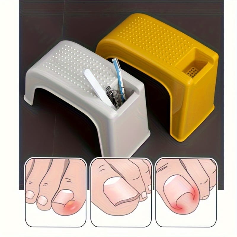 KissICON KissIcon Nail Foot Stool With Storage - Portable