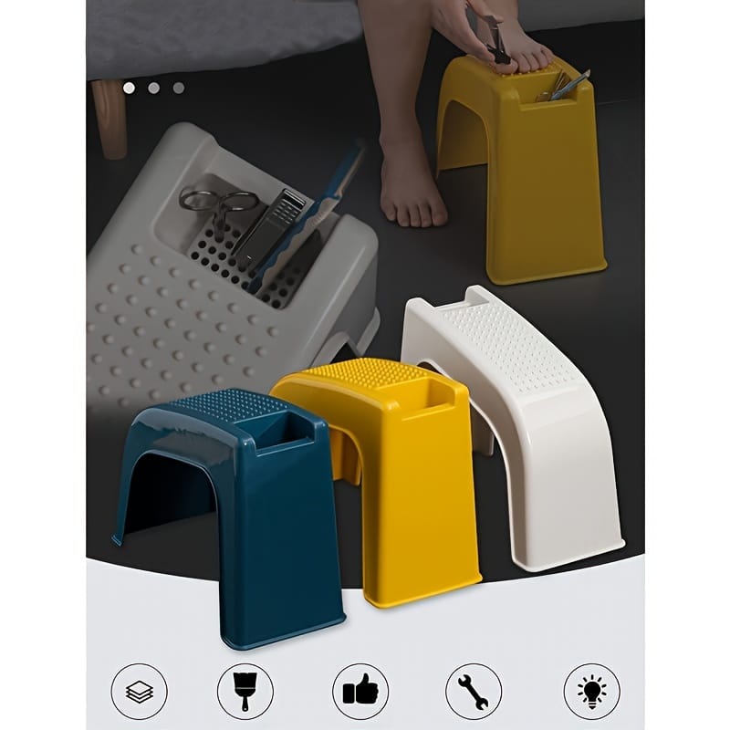 KissICON KissIcon Nail Foot Stool With Storage - Portable