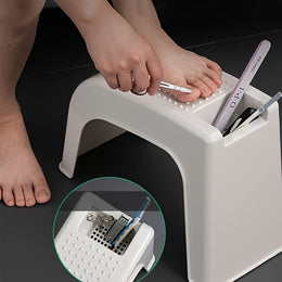 KissICON KissIcon Nail Foot Stool With Storage - Portable