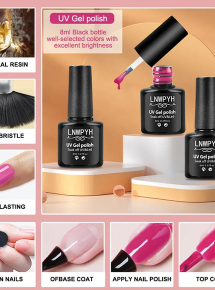 KissICON KissIcon Nail Gel Polish 36 Color Set -