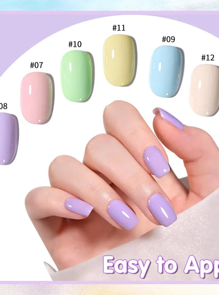 KissICON KissIcon Nail Gel Polish 6 Colors Set -