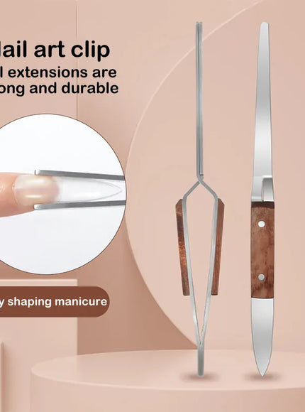 KissICON KissIcon Nail Shaping Tweezers Curve Pinching Tool Gel
