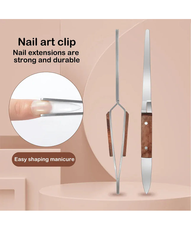 KissICON KissIcon Nail Shaping Tweezers Curve Pinching Tool Gel