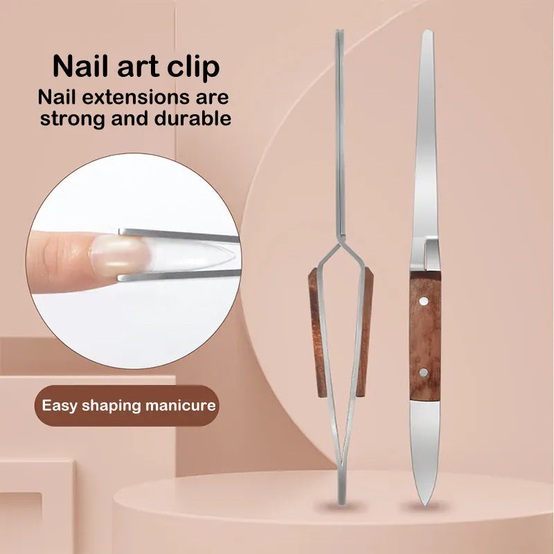 KissICON KissIcon Nail Shaping Tweezers Curve Pinching Tool Gel