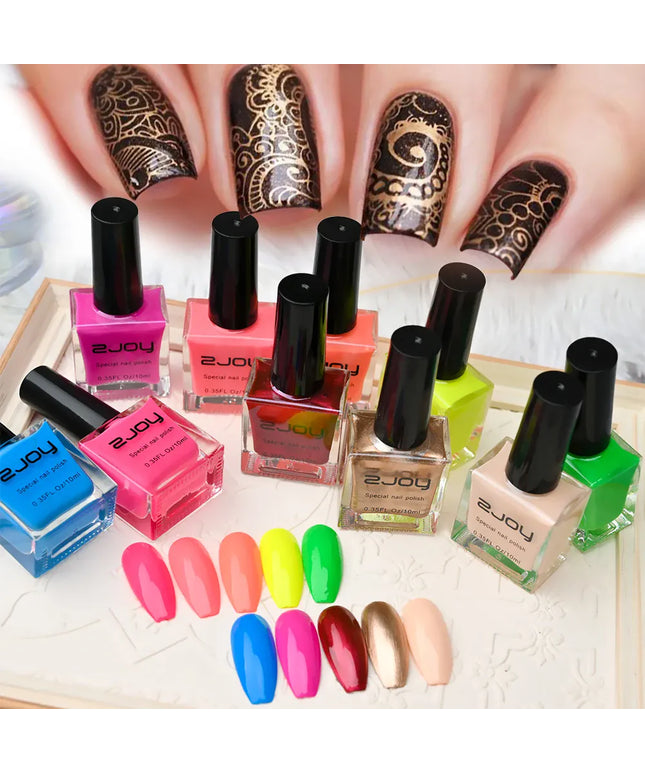 KissICON KissIcon Nail Stamping Gel 10ml 30 Colors -