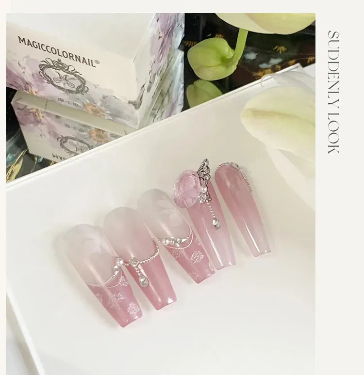 KissICON [KissIcon] Nail Stamping Polish Plaster Effect - 3D