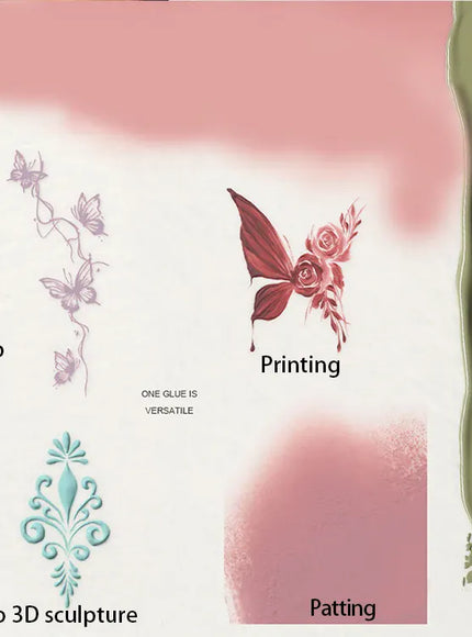 KissICON [KissIcon] Nail Stamping Polish Plaster Effect - 3D