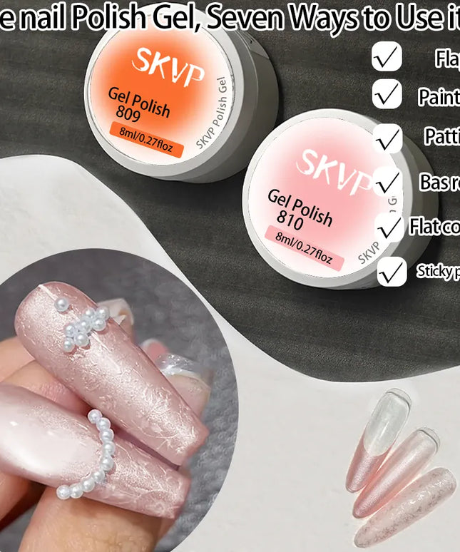 KissICON [KissIcon] Nail Stamping Polish Plaster Effect - 3D