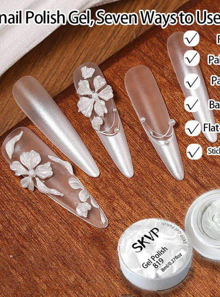 KissICON [KissIcon] Nail Stamping Polish Plaster Effect - 3D