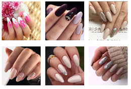 KissICON KissIcon Nail Tips 504Pcs Clear Coffin Stiletto Easy