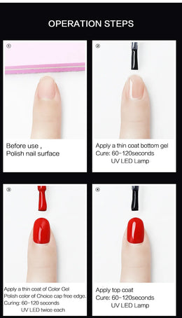 KissICON KissIcon Nailco Top Coat And Base Coat Gel