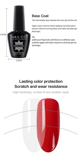 KissICON KissIcon Nailco Top Coat And Base Coat Gel