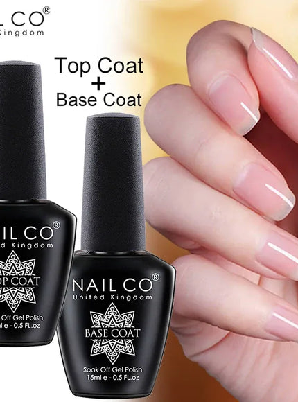 KissICON KissIcon Nailco Top Coat And Base Coat Gel