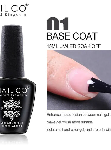 KissICON KissIcon Nailco Top Coat And Base Coat Gel