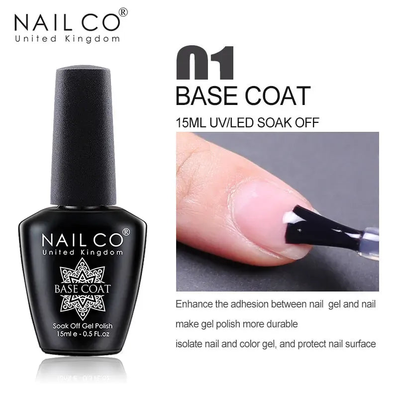 KissICON KissIcon Nailco Top Coat And Base Coat Gel