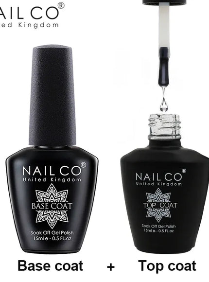 KissICON KissIcon Nailco Top Coat And Base Coat Gel
