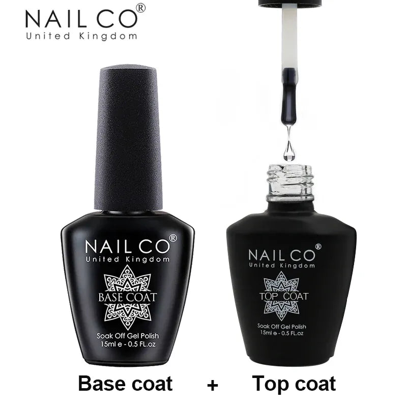 KissICON KissIcon Nailco Top Coat And Base Coat Gel