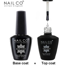 KissICON KissIcon Nailco Top Coat And Base Coat Gel