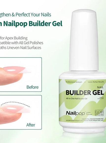 KissICON KissIcon Nailpop Builder Gel Nail Polish 15ml -