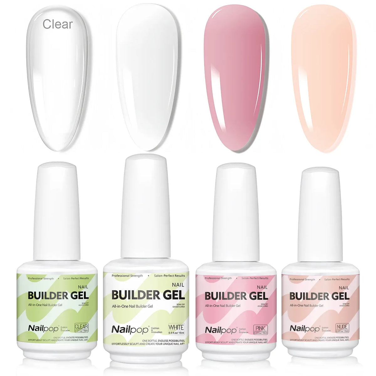 KissICON KissIcon Nailpop Builder Gel Nail Polish 15ml -