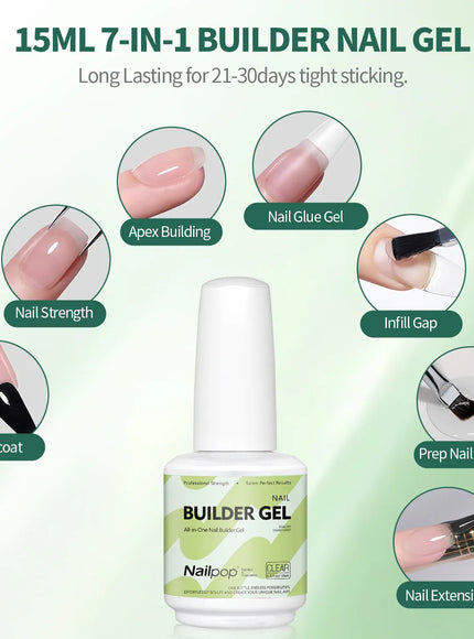 KissICON KissIcon Nailpop Builder Gel Nail Polish 15ml -