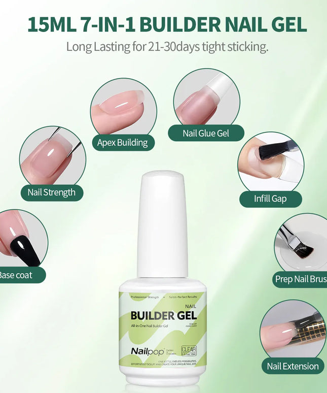 KissICON KissIcon Nailpop Builder Gel Nail Polish 15ml -