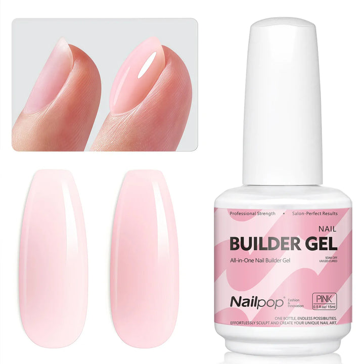 KissIcon Nailpop Builder Gel Nail Polish 15ml -