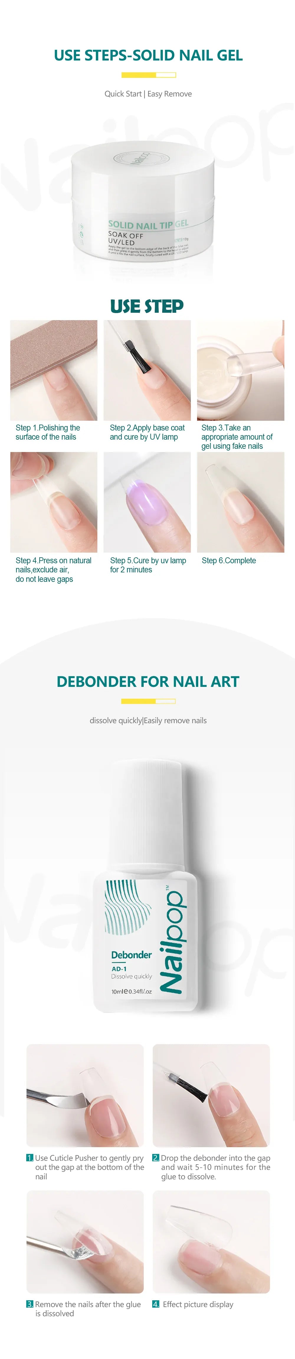KissICON KissIcon Nailpop Matte Nails 240pcs Press On -
