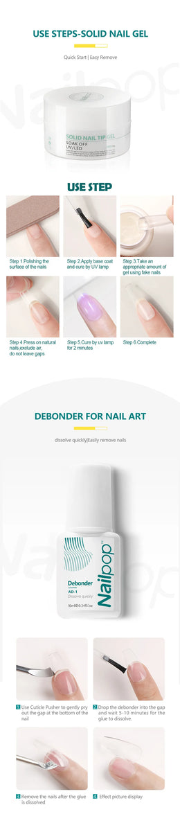 KissICON KissIcon Nailpop Matte Nails 240pcs Press On -