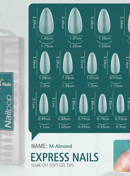 KissICON KissIcon Nailpop Matte Nails 240pcs Press On -